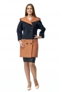 Женское пальто из текстиля с воротником 8002900-2