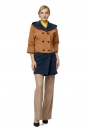 Женское пальто из текстиля с воротником 8002900-4