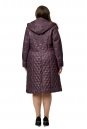Женское пальто из текстиля с капюшоном 8010062-3