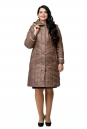 Женское пальто из текстиля с капюшоном 8010462