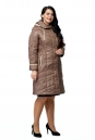 Женское пальто из текстиля с капюшоном 8010462-2