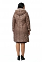 Женское пальто из текстиля с капюшоном 8010462-3