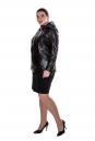Женская кожаная куртка из натуральной кожи с воротником 8011615-2