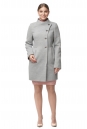 Женское пальто из текстиля с воротником 8012097