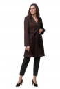 Женское пальто из текстиля с воротником 8012102-3