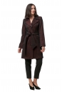 Женское пальто из текстиля с воротником 8012102-4
