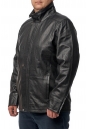 Мужская кожаная куртка из натуральной кожи с воротником 8014524-2