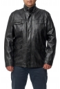 Мужская кожаная куртка из эко-кожи с воротником 8014725-2