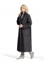 Женское пальто из текстиля с воротником 8015876