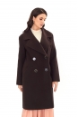 Женское пальто из текстиля с воротником 8015884