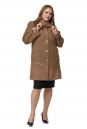 Женское пальто из текстиля с воротником 8016431