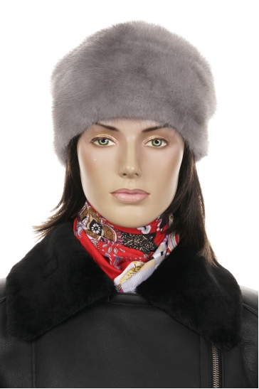 Шапка женская из норки