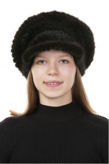Шапка женская из норки