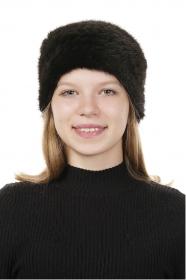 Шапка женская из норки
