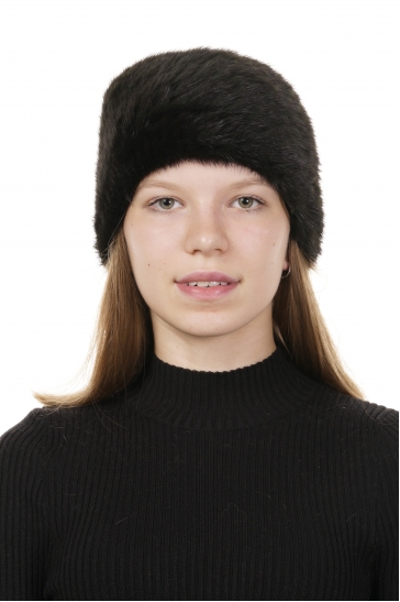 Шапка женская из норки