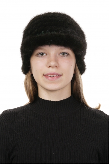 Шапка женская из норки