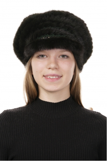 Шапка женская из норки