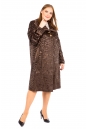 Женское пальто из текстиля с воротником 8021975