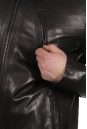 Мужская кожаная куртка из натуральной кожи с воротником 8022839-15