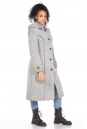 Женское пальто из текстиля с капюшоном 8022976-3