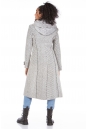 Женское пальто из текстиля с капюшоном 8022976-4