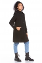 Женское пальто из текстиля с капюшоном 8023187-2