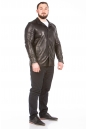 Мужская кожаная куртка из натуральной кожи с воротником 8023631-2