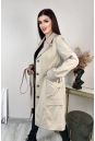 Женское пальто из текстиля с воротником 8023972-4