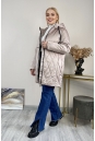 Женское пальто из текстиля с капюшоном 8024089-4