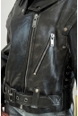 Женская кожаная куртка из натуральной кожи с воротником 8024135-6